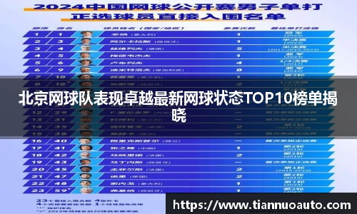北京网球队表现卓越最新网球状态TOP10榜单揭晓